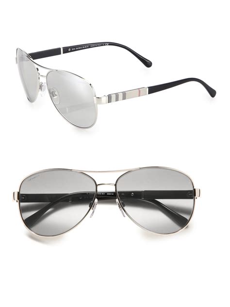 burberry aviator sunglasses men's